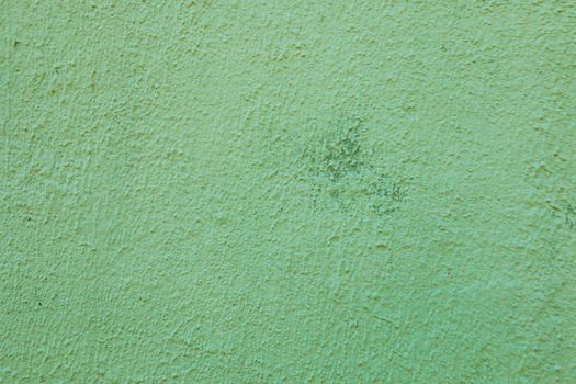 Decorative plaster texture. Beautiful green stucco Background.