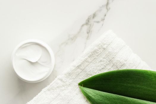 Anti-age cream products on marble, flatlay - skincare and body care, luxury spa and clean cosmetic concept. Beauty of an organic spa experience