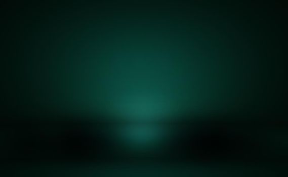 Luxury plain Green gradient abstract studio background empty room with space for your text and picture.