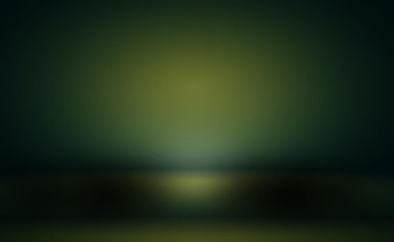 Luxury plain Green gradient abstract studio background empty room with space for your text and picture.