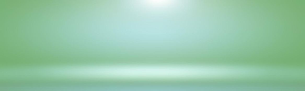 Luxury plain Green gradient abstract studio background empty room with space for your text and picture.