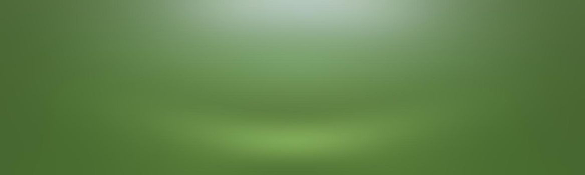 Luxury plain Green gradient abstract studio background empty room with space for your text and picture.