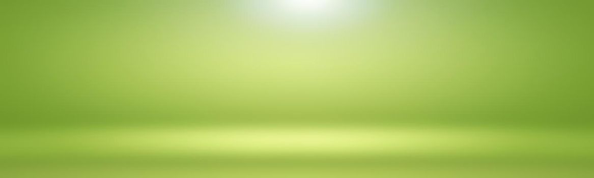 Luxury plain Green gradient abstract studio background empty room with space for your text and picture.