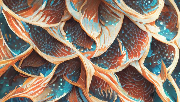 3D render abstract texture background series design for creative wallpaper or design art work. Creativity and imagination.