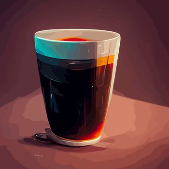 coffee cup illustration. i love coffee illustration.