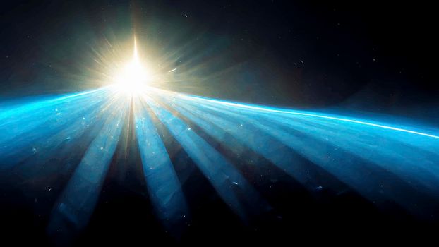 Light Lens flare on black background. Light Lens flare on black background. Lens flare with bright light isolated with a black background. Used for textures and materials.