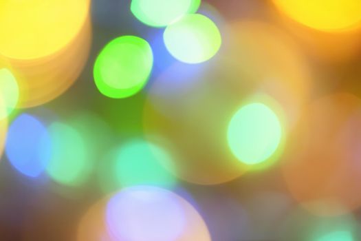 Abstract background, bokeh overlay defocused design concept - Light beams and sun flares