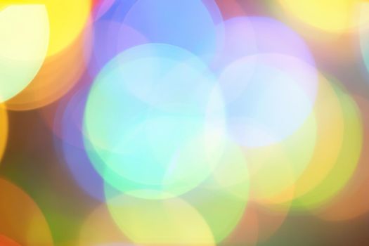 Abstract background, bokeh overlay defocused design concept - Light beams and sun flares