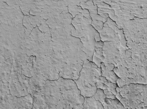 Gray wall texture. Cracked Concrete Wall Detail Background.