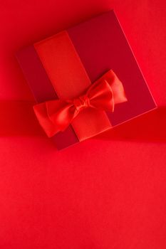 Romantic celebration, lifestyle and birthday present concept - Luxury holiday gifts on red