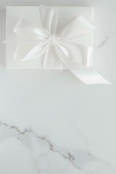 Romantic celebration, lifestyle and holiday present concept - Luxury wedding gifts on marble