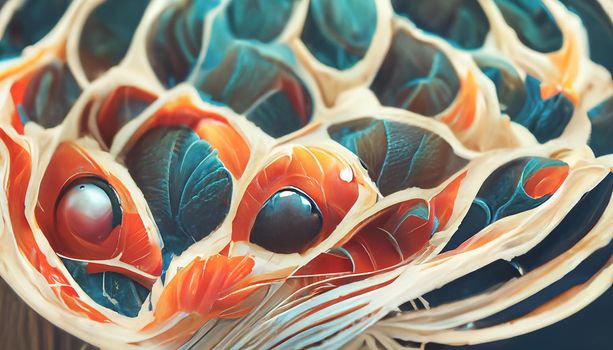 3D render abstract texture background series design for creative wallpaper or design art work. Creativity and imagination.
