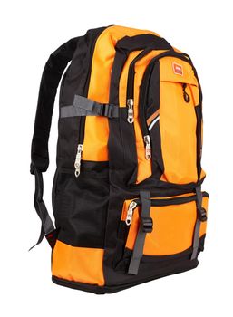 Big backpack for travel isolate on a white background