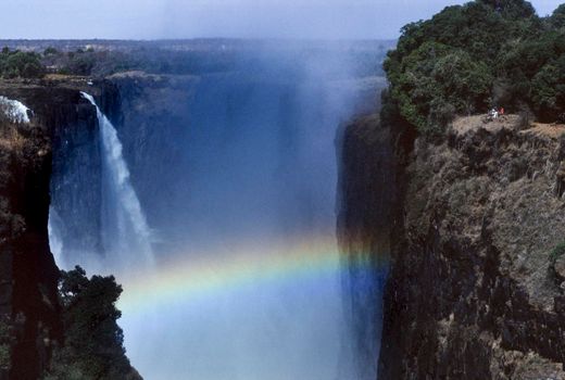 Raimbow on the Victoria falls, zimbabwe, Africa