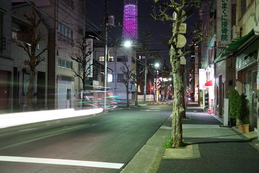 Tokyo Sky Tree and Tokyo Sky Tree. Shooting Location: Tokyo metropolitan area