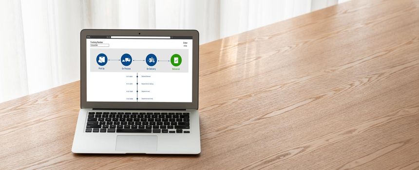 Delivery tracking system for e-commerce and modish online business to timely goods transportation and delivery