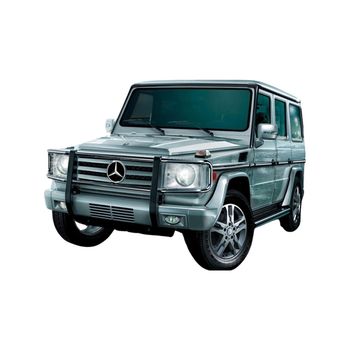 Picture of an isolated Mercedes-Benz G-Class. High quality photo