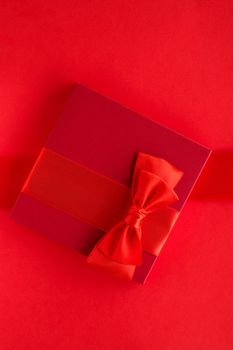 Romantic celebration, lifestyle and birthday present concept - Luxury holiday gifts on red