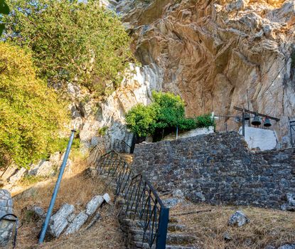 Cave Curch of Koufieros. One of the most historic caves of Messinia is located in the area of Chora, on the slopes of Mount Koufiros. The area of the cave has been declared an archaeological monument by the Ministry of Culture.