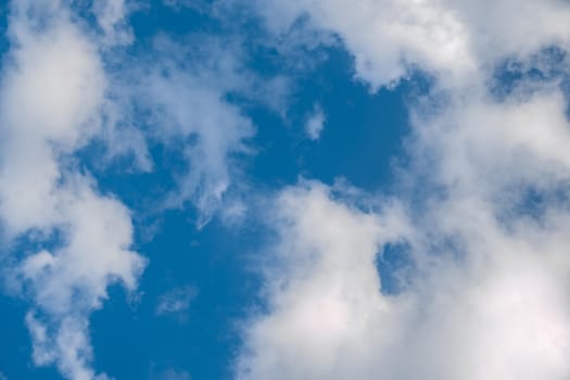 Blue sky background with clouds