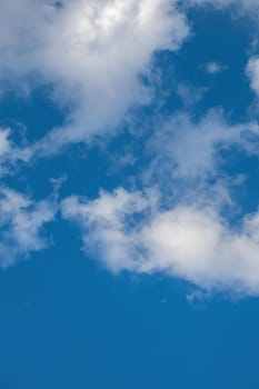 Blue sky background with clouds