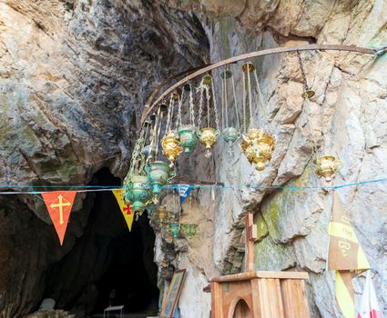 Cave Curch of Koufieros. One of the most historic caves of Messinia is located in the area of Chora, on the slopes of Mount Koufiros. The area of the cave has been declared an archaeological monument by the Ministry of Culture.