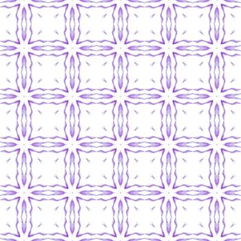 Organic tile. Purple quaint boho chic summer design. Textile ready excellent print, swimwear fabric, wallpaper, wrapping. Trendy organic green border.