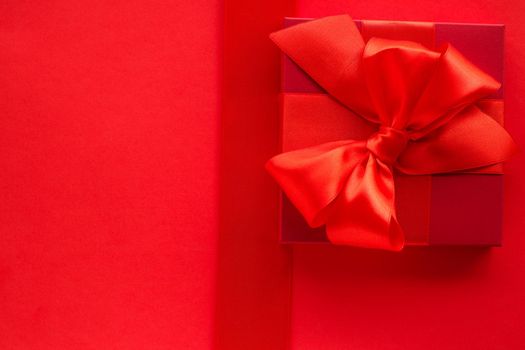 Romantic celebration, lifestyle and birthday present concept - Luxury holiday gifts on red