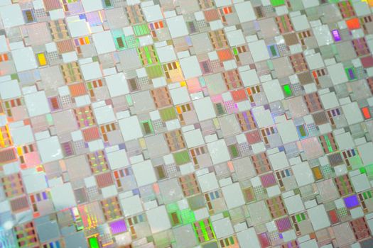 Silicon wafer for manufacturing semiconductor of integrated circuit.