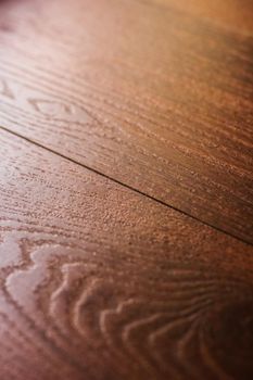 Flooring, new apartment and home renovation concept - Red wood texture, interior design