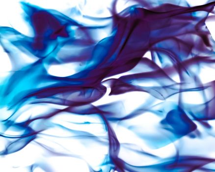 Technology, science and artistic flow concept - Abstract wave background, blue element for design