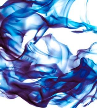 Technology, science and artistic flow concept - Abstract wave background, blue element for design