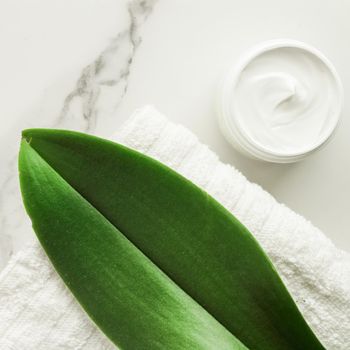 Anti-age cream products on marble, flatlay - skincare and body care, luxury spa and clean cosmetic concept. Beauty of an organic spa experience