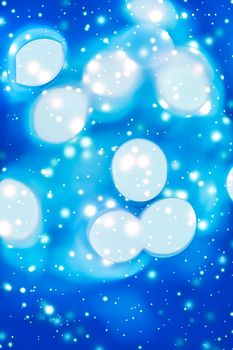 Sparkling bokeh, overlay design and cosmos texture concept - Abstract cosmic starry sky lights and shiny glitter, luxury holiday background