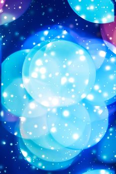 Sparkling bokeh, overlay design and cosmos texture concept - Abstract cosmic starry sky lights and shiny glitter, luxury holiday background