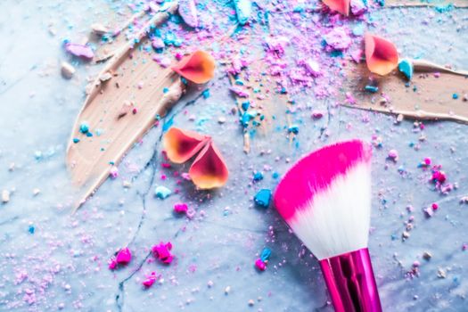 Beauty textures, mua products and shopping concept - Art of makeup, cosmetic background for beauty, fashion blog and online shop