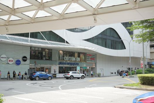 singapore 12 june 2022. front of plaza singapore shopping mall