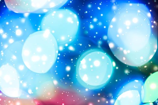 Sparkling bokeh, overlay design and cosmos texture concept - Abstract cosmic starry sky lights and shiny glitter, luxury holiday background