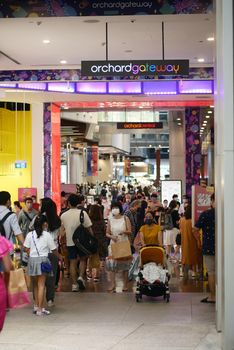 SINGAPORE 12 june 2022. orchard gate away sing in a shopping mall