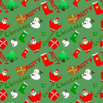 Christmas wrapping paper - seamless texture. High quality photo
