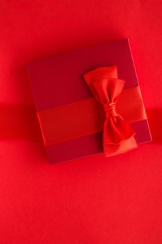 Romantic celebration, lifestyle and birthday present concept - Luxury holiday gifts on red