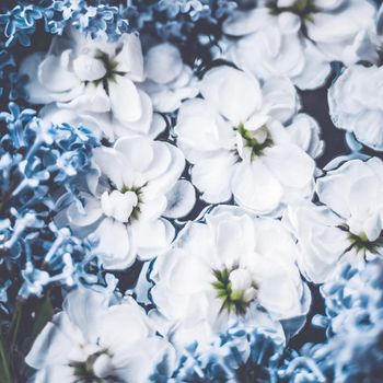 Botanical backdrop, nature and gardening concept - Vintage flowers in a dream garden, floral background