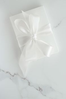 Romantic celebration, lifestyle and holiday present concept - Luxury wedding gifts on marble