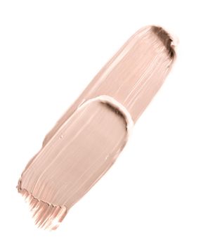 Cosmetic product, beauty background and texture concept - Make-up pale base foundation brush strokes and smudge