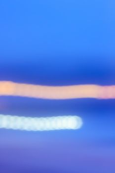 Abstract background, defocused textures and modern design concept - Evening city lights in motion