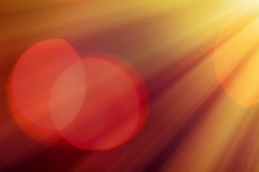 Abstract background, bokeh overlay defocused design concept - Light beams and sun flares