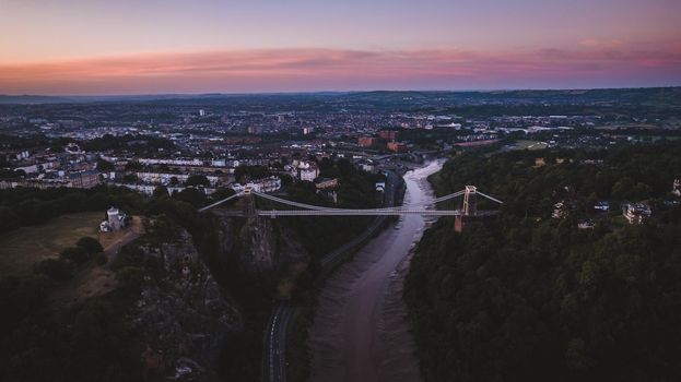 Clifton Suspension Bridge in Bristol. High quality photo