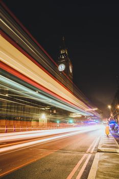 Big Ben at night, London. High quality photo