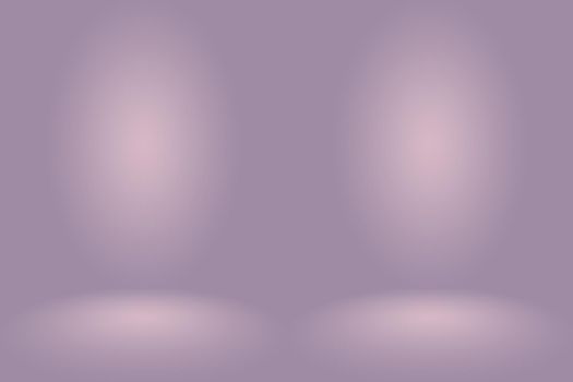 Studio Background Concept - Dark Gradient purple studio room background for product