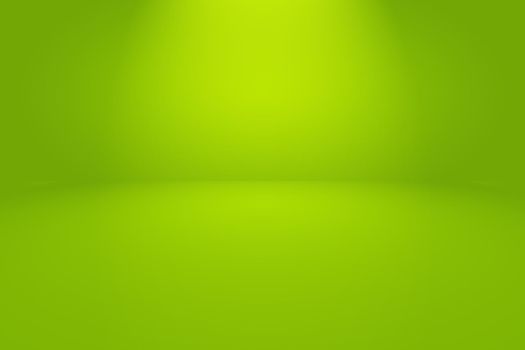 Green gradient abstract background empty room with space for your text and picture